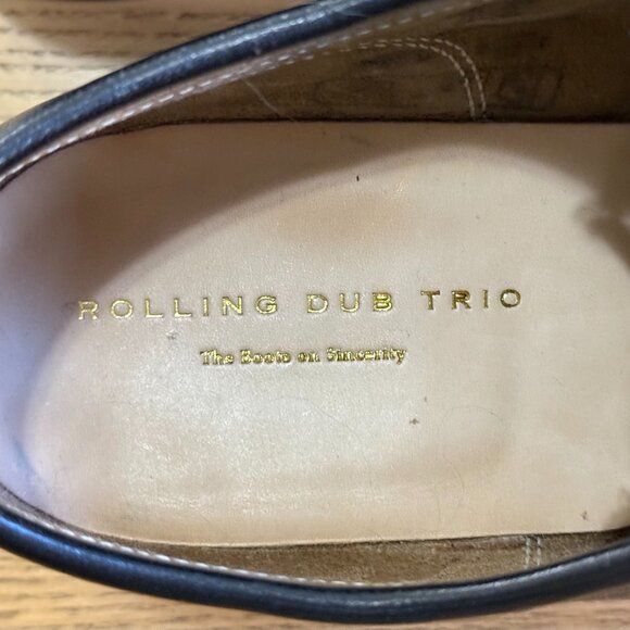 Rolling Dub Trio Coupen Low Moc - All Black Horsehide - Picture 8 of 9